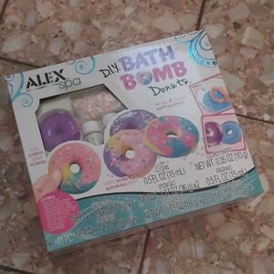 DIY Bath Bomb Donuts - Purple, Pink, Blue